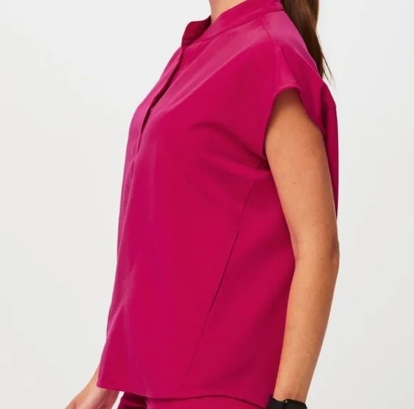 FIGS Women's Rafaela Oversized Scrub TopTM Sz XS - Picture 3 of 16
